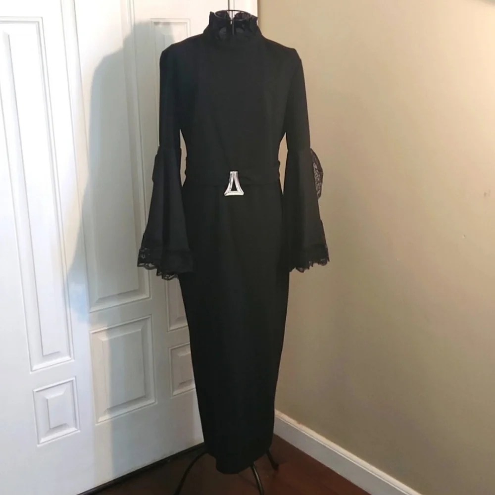 Black Maxi Dress - Picture 1 of 5